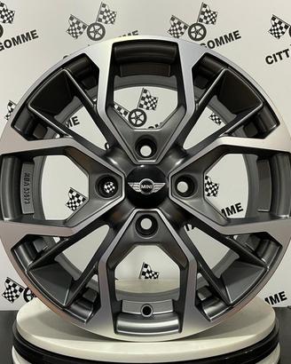 4 CERCHI IN LEGA MINI ONE COOPER CLUBMAN DA 15