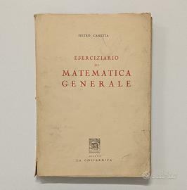 Eserciziario di Matematica Generale - 1961