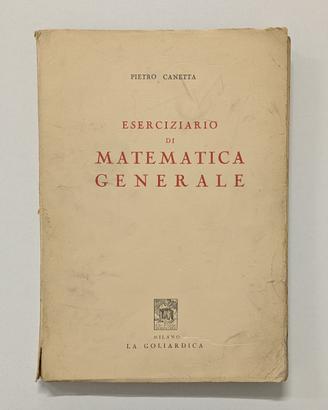 Eserciziario di Matematica Generale - 1961