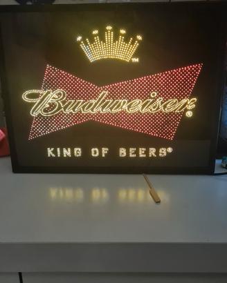 insegna luminosa Budweiser