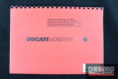 catalogo ricambi ufficiale Ducati MONSTER 750 DARK