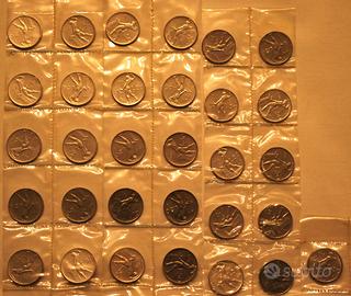 SERIE QUASI COMPLETA LIRE 50 (COMPRESA 1958 RARA)