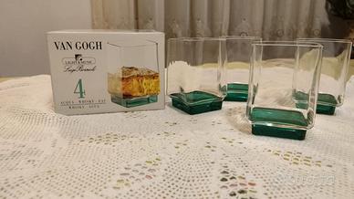 8 bicchieri 'Van Gogh' di Bormioli - Nuovi scatola