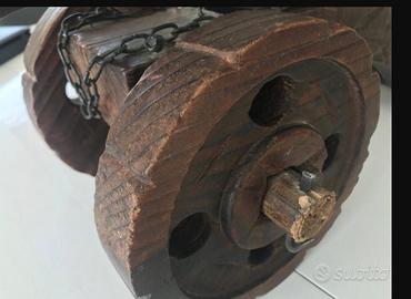 Cannoni in legno massello fatti artigianali