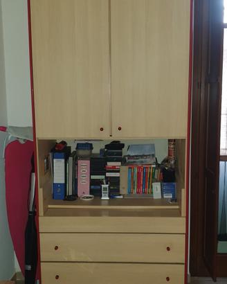 Armadio cassettiera 