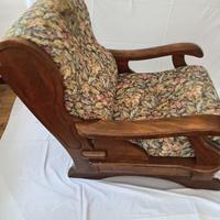 Poltrona a dondolo cuscini alta resilienza