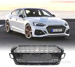 GRIGLIA PER AUDI A5 20- LOOK RS5 NERO LUCIDO