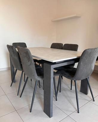 TAVOLO DA CUCINA CON SEDIE