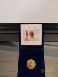 Moneta rara commemorativa Papa Francesco Vaticano