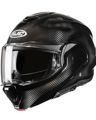 HJC, Casco Moto Modulare F100 CARBON Black