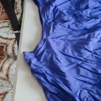 Gonna lunga cotone viola