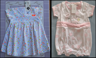 Vestina e pagliaccetto bimba