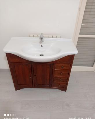 mobile bagno in legno massello 