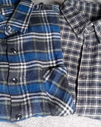 Camicie uomo in flanella.