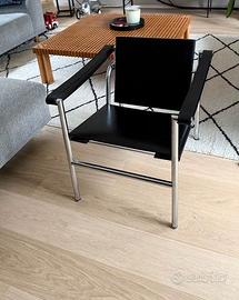 MDF ITALIA Milano LC 1 in cuoio nero