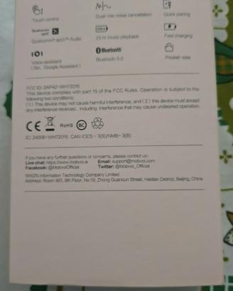 Cuffie Wireless TicPods 2 Rosa – Come Nuove