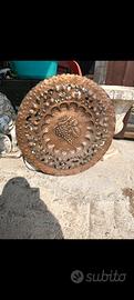 piatto in rame decorativo