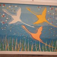 quadro artista sardo  zizzu pirisi