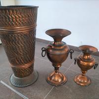vasi e portaombrelli in rame