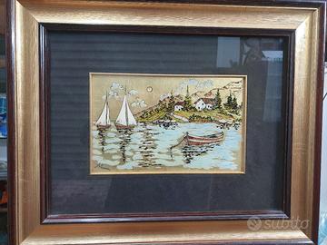 Dipinto a Mano su Foglia ORO Collezione ALLIANI 