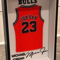Stampa Maglia Jordan Chicago Bulls con autografo