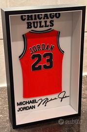 Stampa Maglia Jordan Chicago Bulls con autografo
