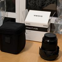 Sigma Art 24mm 1.4 attacco Canon
