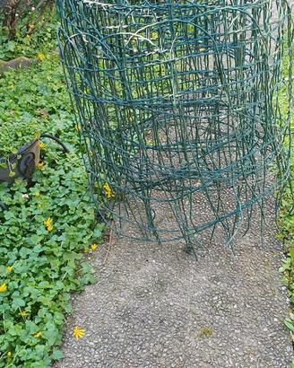 RETE IN FERRO RIVESTITA DA GIARDINO