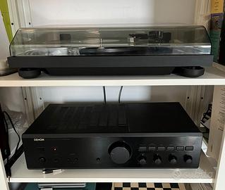 Amplificatore integrato DENON PMA 495R + Technics