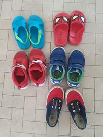Lotto scarpe bimbo bambino 23 24 25