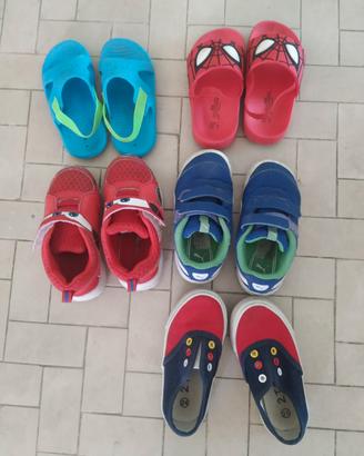 Lotto scarpe bimbo bambino 23 24 25