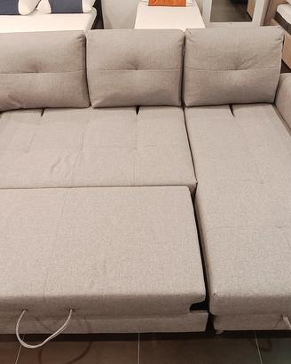 Divano Tahiti con carrello e penisola box
