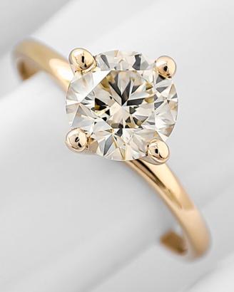 Anello oro 14k diamante 1 carato certificato