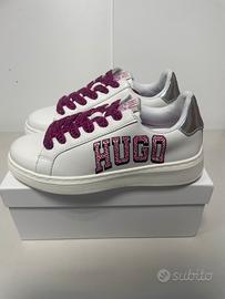 Scarpe sneakers in pelle Hugo Boss Bambina NUOVE