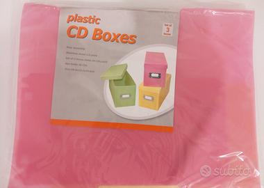 3 box contenitori in plastica