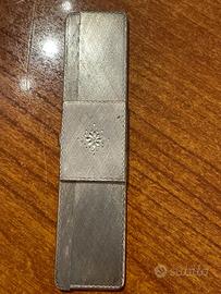 PETTINE CON CUSTODIA IN ARGENTO 800 SATINATO