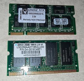 Ram notebook DDR 256MB