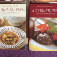 Tre Libri della collana  La Cucina Regionale..