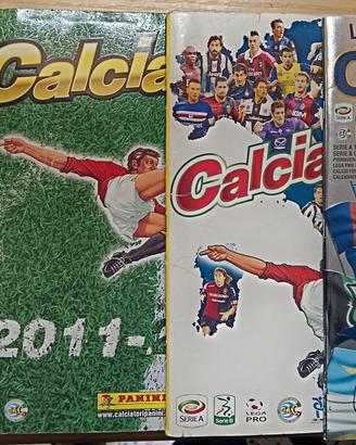 lotto album calciatori panini alcuni completi