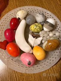 Set decorativo in alabastro di Volterra