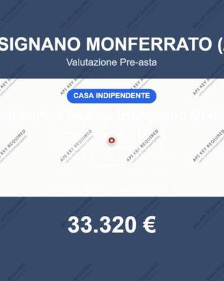 Immobile in asta di 92 m² a Rosignano Monferrato