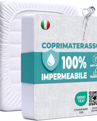 Coprimaterasso Matrimoniale Impermeabile 160x190 c
