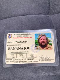Tesserino Leva Militare Banana Joe