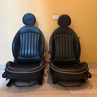 Sedili in pelle nera Mini Cooper S R56