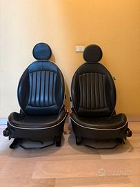 Sedili in pelle nera Mini Cooper S R56