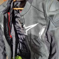 Giacca in pelle per moto uomo Alpinestars
