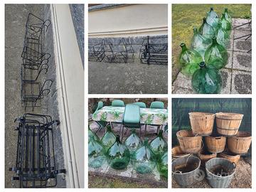 Fioriere damigiane ceste giardinaggio arredamento 