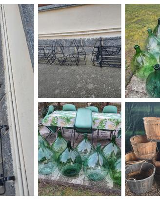 Fioriere damigiane ceste giardinaggio arredamento 