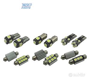 KIT 10 LAMPADE LED INTERNE PER RENAULT MEGANE II 2