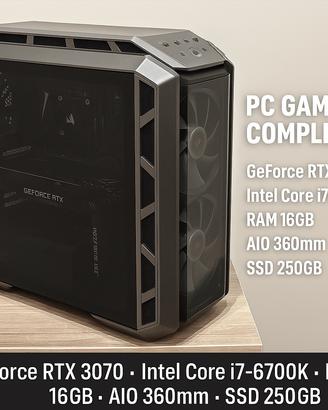 PC Gaming ROG RTX 3070 i7-6700K RAM 16GB AIO 360mm